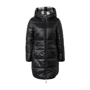 TAIFUN Zimný kabát  čierna / biela