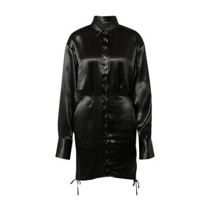 Gina Tricot Košeľové šaty 'Sidney'  čierna