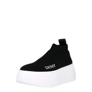 DKNY Slip-on obuv 'MADA'  čierna / strieborná