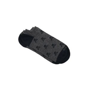 Scalpers Ponožky  tmavosivá / čierna