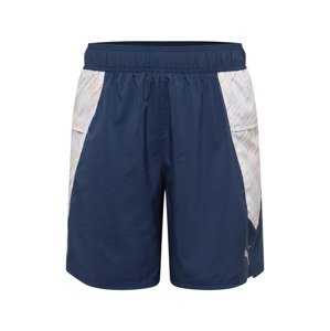 PUMA Športové nohavice  námornícka modrá / biela / zmiešané farby