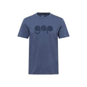GAP Shirt  modrosivá / tmavomodrá