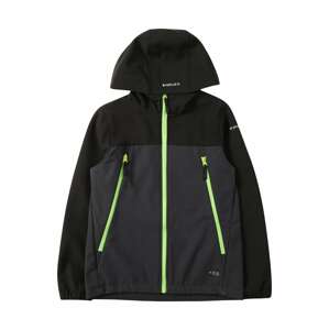 ICEPEAK Outdoorová bunda  antracitová / neónovo zelená / biela / čierna