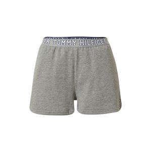 Tommy Hilfiger Underwear Pyžamové nohavice  sivá melírovaná / biela / tmavomodrá