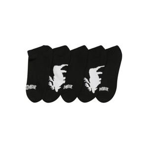 Abercrombie & Fitch Ponožky  čierna / biela