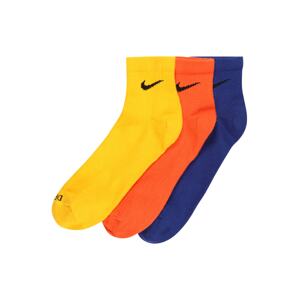 NIKE Športové ponožky  žltá / oranžová / modrá / čierna