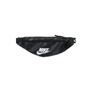 Nike Sportswear Ľadvinka  čierna / biela / sivá