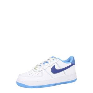 Nike Sportswear Sneaker 'Air Force 1'  biela / námornícka modrá / nebesky modrá
