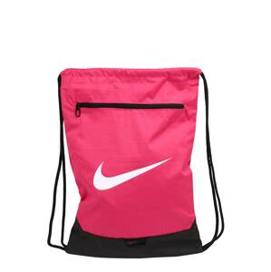 NIKE Športová taška  ružová / čierna / biela