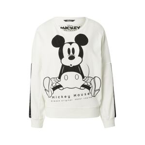 PRINCESS GOES HOLLYWOOD Mikina 'Disney Mickey'  biela / čierna