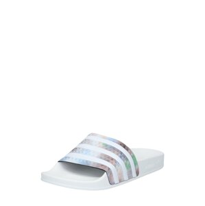 ADIDAS ORIGINALS Plážové / kúpacie topánky 'Adilette'  biela / zmiešané farby