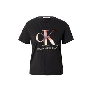 Calvin Klein Jeans Tričko  zmiešané farby / čierna