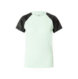 Rukka Funkčné tričko 'MENON'  pastelovo zelená / čierna