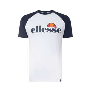 ELLESSE Funkčné tričko  biela / námornícka modrá / oranžová / svetločervená