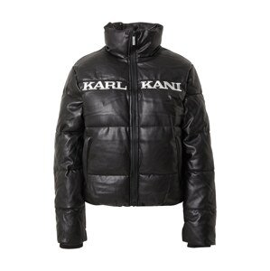 Karl Kani Zimná bunda  svetlosivá / čierna