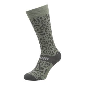 Volcom Športové ponožky  tmavosivá / biela / sivobéžová