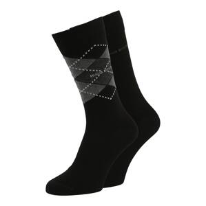 BOSS Ponožky  čierna / sivá / biela