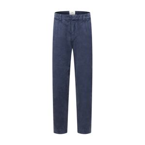 Folk Plisované nohavice 'SIGNAL PANT'  krémová / námornícka modrá