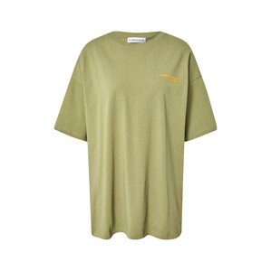 Karo Kauer Oversize tričko 'Rosie'  pastelovo zelená / žltá