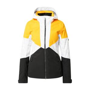 ZIENER Outdoorová bunda 'TANSY'  sivá / oranžová / čierna / biela