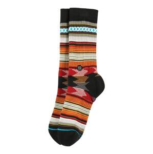 Stance Športové ponožky 'Baron'  tyrkysová / svetlooranžová / ohnivo červená / čierna / biela