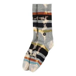 Stance Športové ponožky 'Brong'  sivá melírovaná / čierna / hrdzavohnedá / pastelovo žltá / tyrkysová