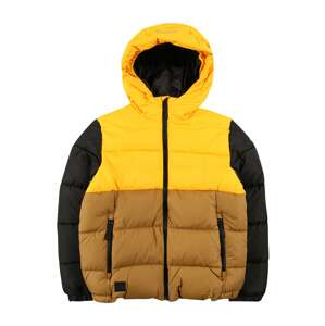 ICEPEAK Outdoorová bunda 'Kirkman'  farba ťavej srsti / limetková / čierna