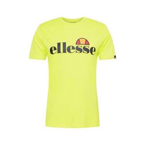 ELLESSE Tričko 'Prado'  čierna / červená / oranžová / žltá