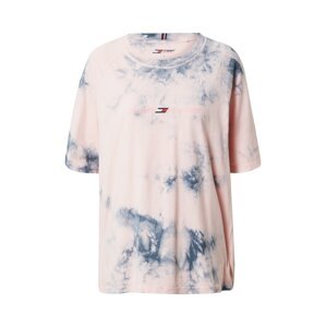 Tommy Sport Funkčné tričko  ružová / námornícka modrá / biela / červená / modrosivá