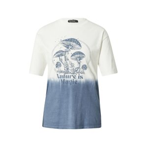 Tally Weijl T-Shirt  biela / dymovo modrá