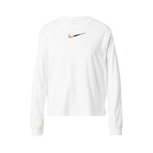 Nike Sportswear Tričko  biela / čierna / béžová / piesková