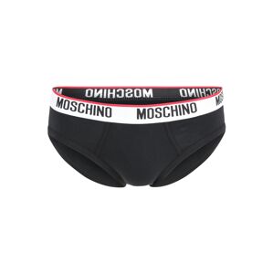 Moschino Underwear Nohavičky  čierna / biela / červená