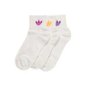 ADIDAS ORIGINALS Ponožky  biela / svetlofialová / fialová / žltá