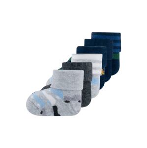EWERS Ponožky  svetlomodrá / tmavomodrá / svetlosivá / tmavosivá / trávovo zelená