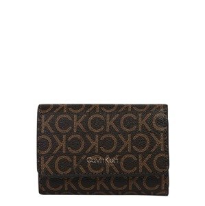 Calvin Klein Peňaženka  čokoládová / karamelová