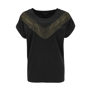 AllSaints Tričko 'Imogen Boy'  zlatá / čierna