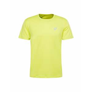 ASICS Funkčné tričko  žltá / striebornosivá