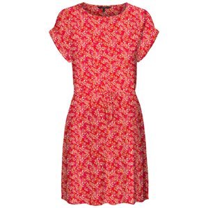 Vero Moda Petite Letné šaty  rosé / červená / pastelovo žltá / oranžová