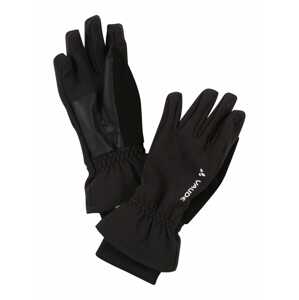 VAUDE Športové rukavice 'Rondane'  čierna / biela