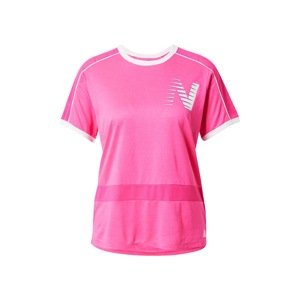 new balance Funkčné tričko  ružová / biela