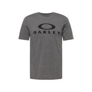 OAKLEY Funkčné tričko 'O BARK'  tmavosivá / čierna