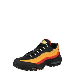 Nike Sportswear Nízke tenisky 'Air Max 95'  čierna / oranžová / svetločervená