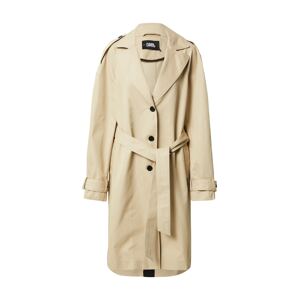 Karl Lagerfeld Prechodný kabát  béžová / čierna / biela