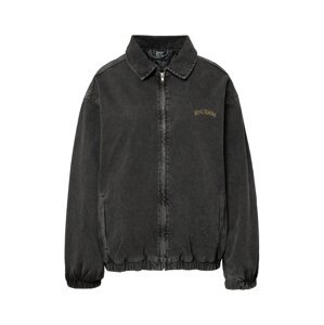 BDG Urban Outfitters Prechodná bunda  čierny denim / zlatá