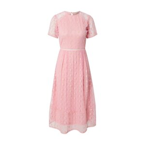 LACE & BEADS Kokteilové šaty 'Remi'  svetložltá / ružová