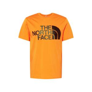 THE NORTH FACE Tričko 'Standard'  oranžovo červená / čierna