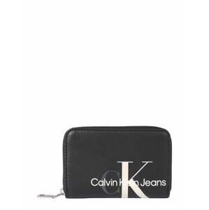 Calvin Klein Jeans Peňaženka  čierna / biela / sivá