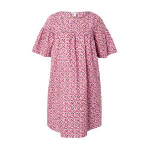 ESPRIT Šaty 'Easycare'  svetlomodrá / ružová / malinová / biela