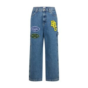 BDG Urban Outfitters Džínsy 'CARPENTER JACK'  modrá denim / žltá / čierna / tmavomodrá / biela