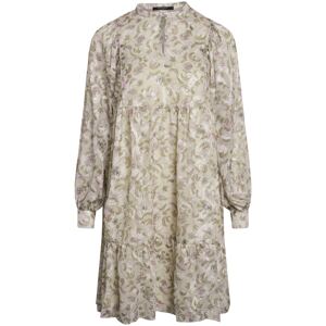 BRUUNS BAZAAR Košeľové šaty 'Florian Bennett'  kaki / pastelovo fialová / prírodná biela